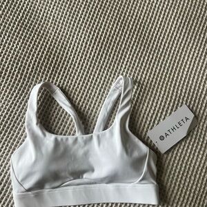 Athleta White Sports Bra